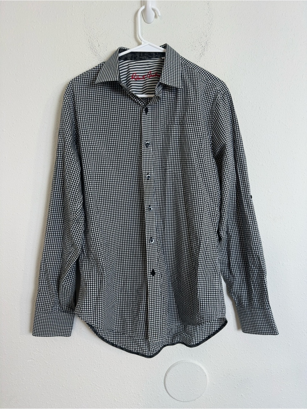 Robert graham check classic fit button down shirt